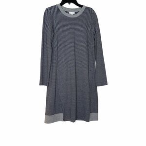 J. JILL striped shift dress. Long sleeves. Size XS